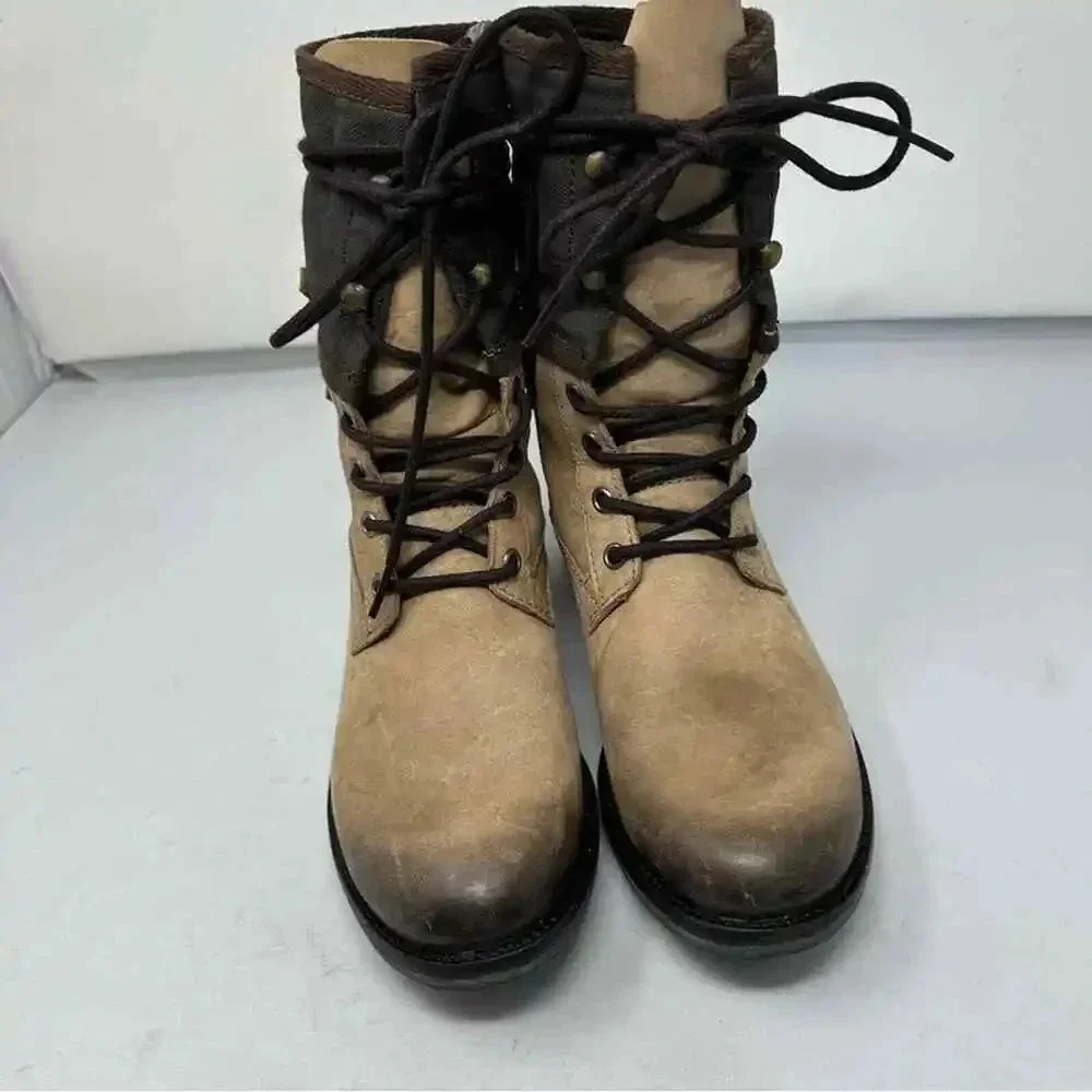 Coconuts By Matisse Mechanic Combat Boot Two Tone… - image 3